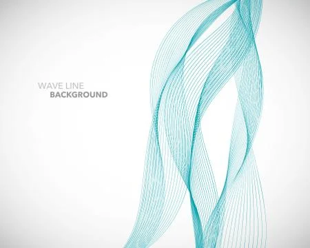 Elegant abstract vector wave line futuristic style background template Stock Illustration