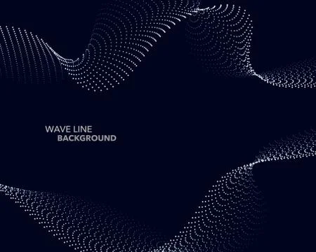 Elegant abstract vector web gradient dot wave line futuristic style backgroun 스톡 일러스트