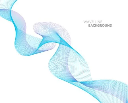 Elegant abstract vector web gradient wave line futuristic style background te Ilustración de archivo