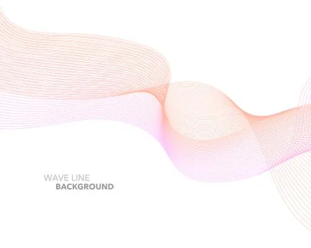 Elegant abstract vector web gradient wave line futuristic style background te Stock Illustration