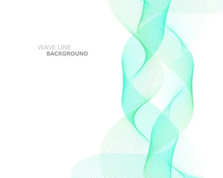 Elegant abstract vector web gradient wave line futuristic style background te Illustrazione stock