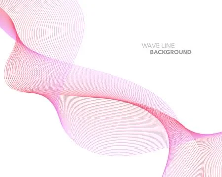 Elegant abstract vector web gradient wave line futuristic style background te イラスト素材
