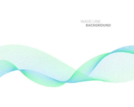Elegant abstract vector web gradient wave line futuristic style background te Ilustración de archivo