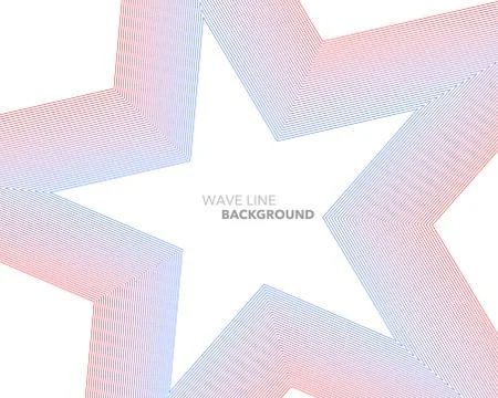 Elegant abstract vector web gradient wave line futuristic style background te Illustrazione stock