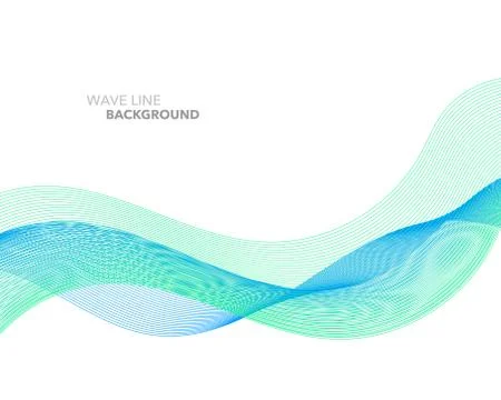 Elegant abstract vector web gradient wave line futuristic style background te Ilustración de archivo