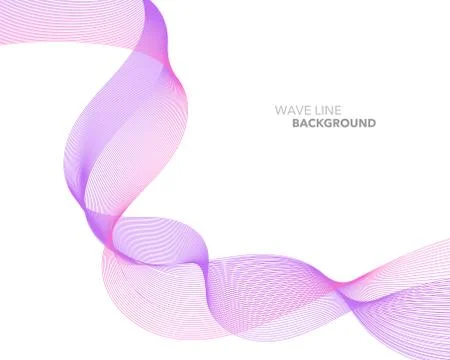 Elegant abstract vector web gradient wave line futuristic style background te Ilustración de archivo