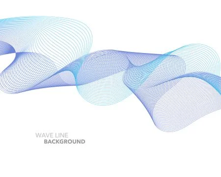 Elegant abstract vector web gradient wave line futuristic style background te Stock Illustration