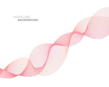 Elegant abstract vector web gradient wave line futuristic style background te Illustrazione stock