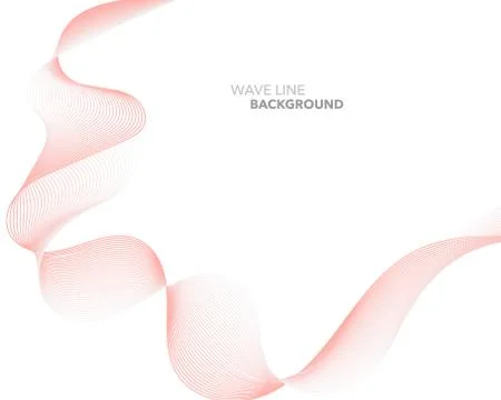 Elegant abstract vector web gradient wave line futuristic style background te Ilustración de archivo