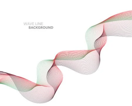 Elegant abstract vector web gradient wave line futuristic style background te 스톡 일러스트