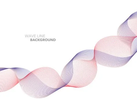 Elegant abstract vector web gradient wave line futuristic style background te イラスト素材