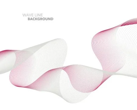 Elegant abstract vector web gradient wave line futuristic style background te Ilustración de archivo