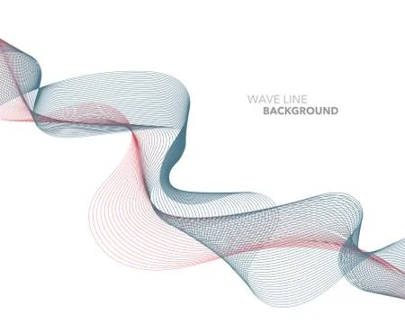 Elegant abstract vector web gradient wave line futuristic style background te Ilustración de archivo