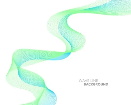 Elegant abstract vector web gradient wave line futuristic style background te Stock Illustration
