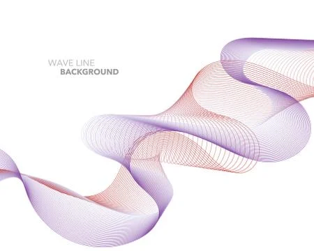 Elegant abstract vector web gradient wave line futuristic style background te イラスト素材