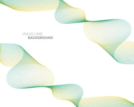 Elegant abstract vector web gradient wave line futuristic style background te イラスト素材