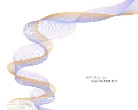 Elegant abstract vector web gradient wave line futuristic style background te イラスト素材