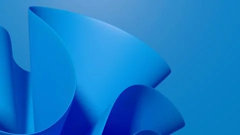 Elegant abstract wallpaper with undulating 3d fabric folds forming a clean ci イラスト素材