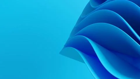 Elegant abstract wallpaper with undulating 3d fabric pleats forming a clean c イラスト素材