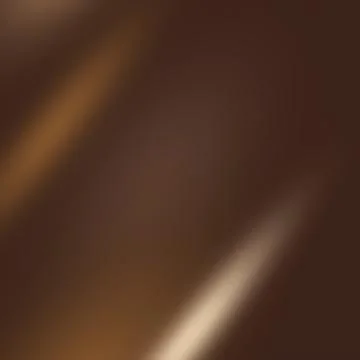 Elegant Abstract Warm Brown Gradient Background with Soft Blurry Light Streaks Ilustração Stock