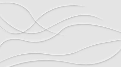 An Elegant Abstract Waves Background Featuring Soft White Tones That Evokes.. Stock Illustration