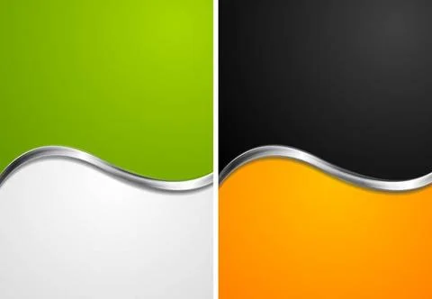 Elegant abstract wavy backgrounds. Vector design eps 10 Elegant abstract w... Stock Photos