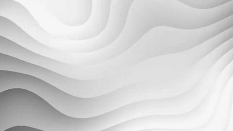 Elegant abstract white waves grey loop animation. Stock Footage 286408939