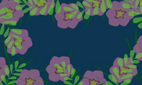 Elegant and beautiful flower background Stock Illustration