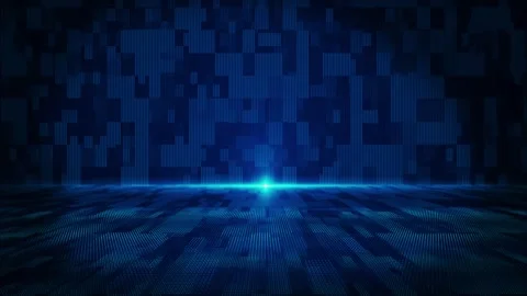 Elegant and deep abstract stage background high-tech digital product promotion Video stock 278301215