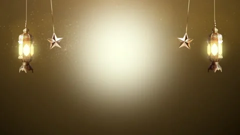 An elegant animated background featuring hanging lanterns 動画素材 298892321