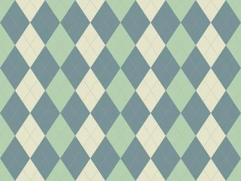 Elegant argyle pattern in soft pastel hues.  Perfect for backgrounds, website Stock Illustration