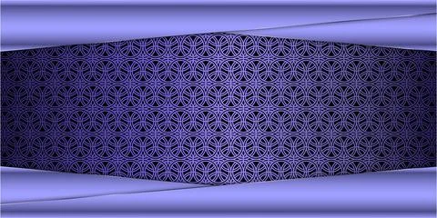 Elegant art deco seamless patterns traditional background luxury of purple de Stock Illustration