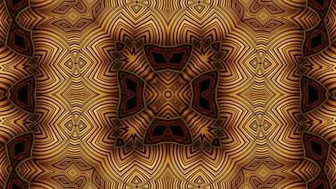 Elegant Art Deco Style Complex Abstract Pattern Loop BG Video Видео 170741352