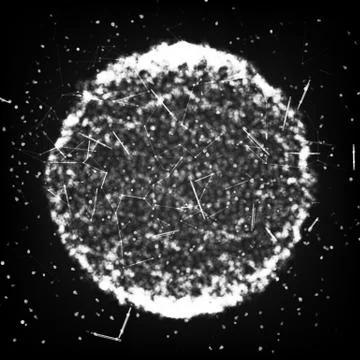 Elegant Background For Business Presentation. Array With Splash Particles Illustrazione stock