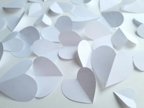 Elegant background with hearts Stock Photos