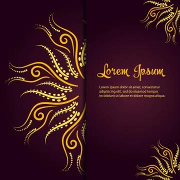 Elegant background with swirl Stock Illustration
