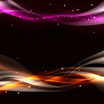 Elegant background with waves Stock Illustration