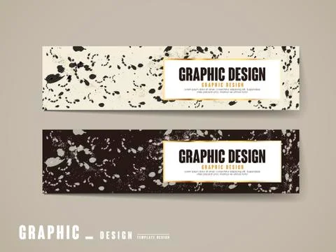 Elegant banner template Stock Illustration
