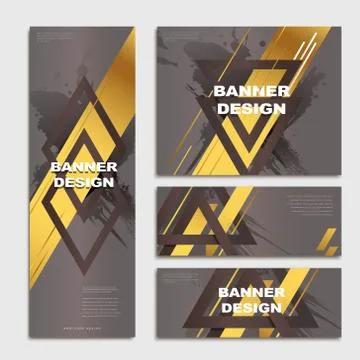 Elegant banner template Stock Illustration