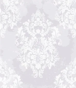 Elegant baroque pattern background Vector. Rich imperial decors. Royal victor Illustrazione stock