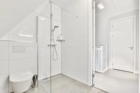 Elegant bathroom design Stock Photos