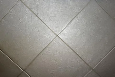 Elegant beige ceramic tiles with pattern for modern interior design and home 스톡 사진