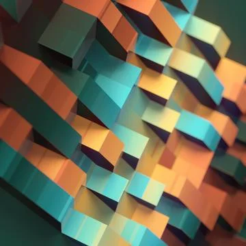 Elegant Bionic 3D Abstract Fluid Shapes Beige Minimalist Design イラスト素材