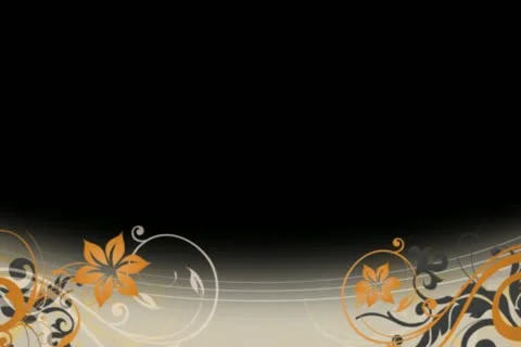 Elegant Blooms Flourish Lower Third Stock Footage 10870778