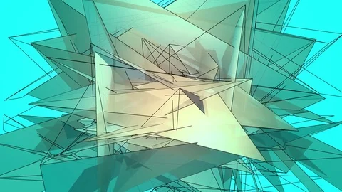 Elegant Blue Abstract With Snowflakes. Stock Footage 82756501