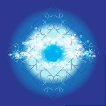 Elegant blue cloudy background Stock Illustration