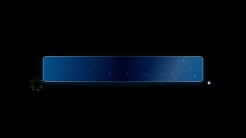 Elegant blue equalizer bars loading animation on black screen background Stock Footage 344640450