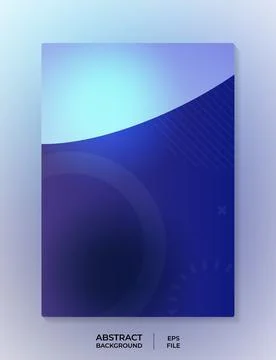Elegant Blue Gradient Abstract Background for Design Projects featuring subtle Stock Illustration