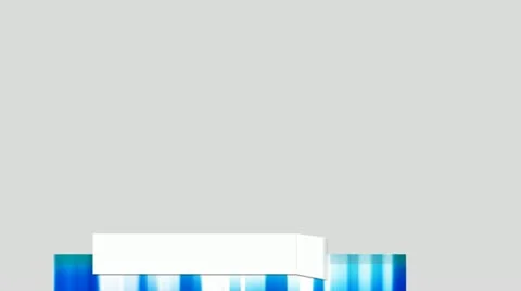 Elegant Blue Lines Lower Third Stock Footage 11386037