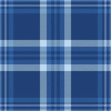 Elegant blue plaid pattern, perfect for textile design, apparel, or website b Stock Illustration